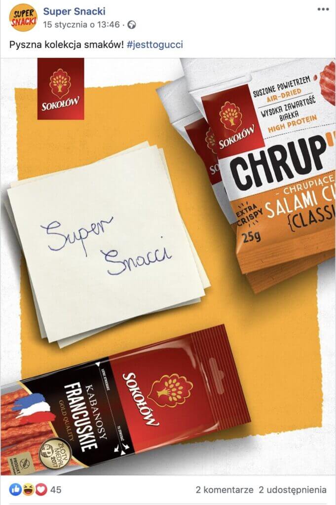 Super Snacki, Sokołów  Real Time Marketing