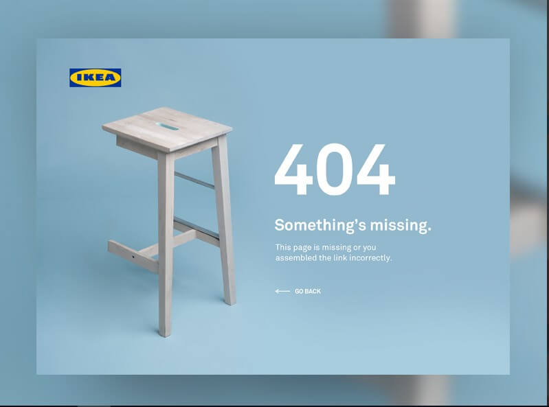 Ikea błąd 404 
