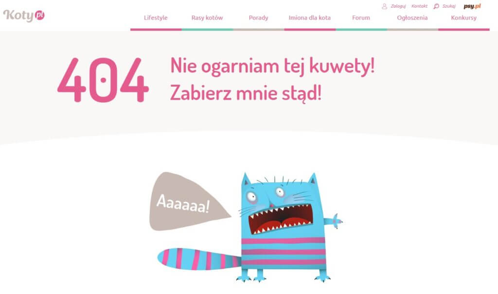 koty.pl error 404