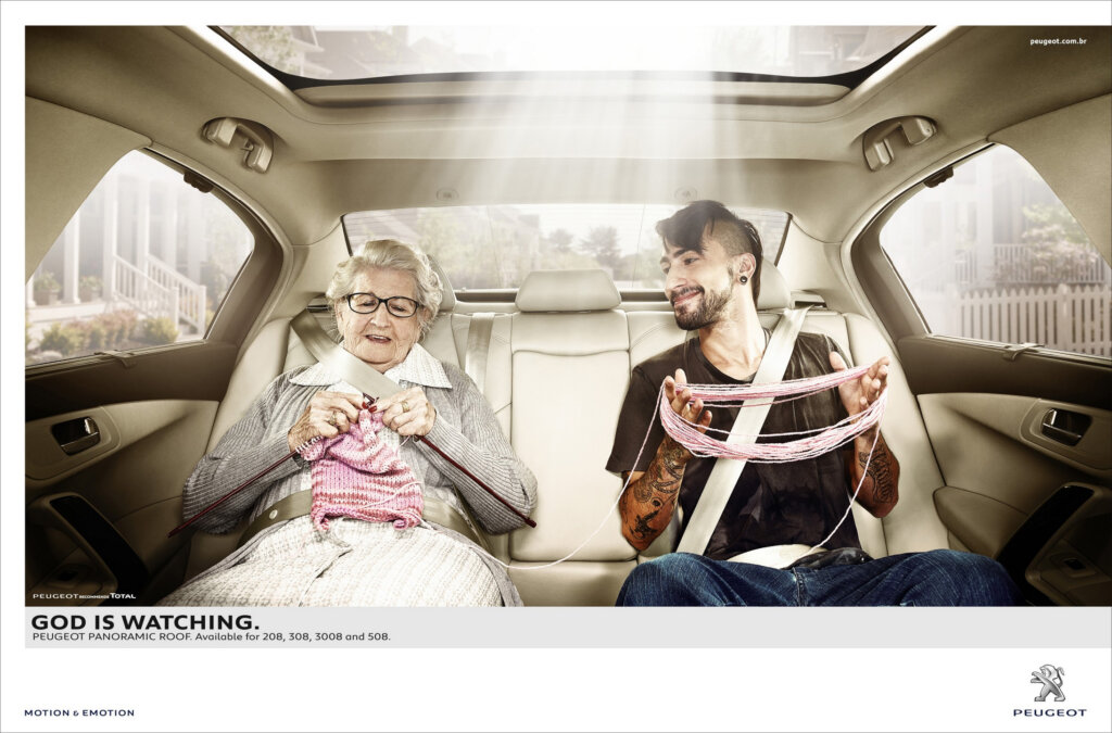 Dzień babci - reklama Peugeot