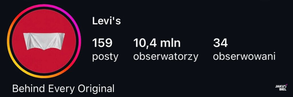 Levi's żartuje z zakazanej nazwy - zmienia profilowe na Instagramie