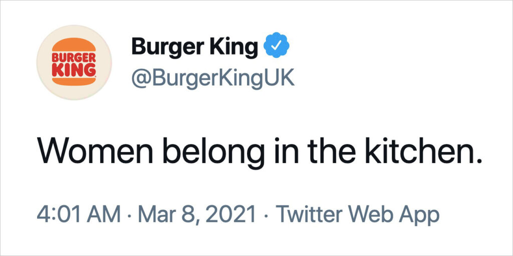 burger king zły viral