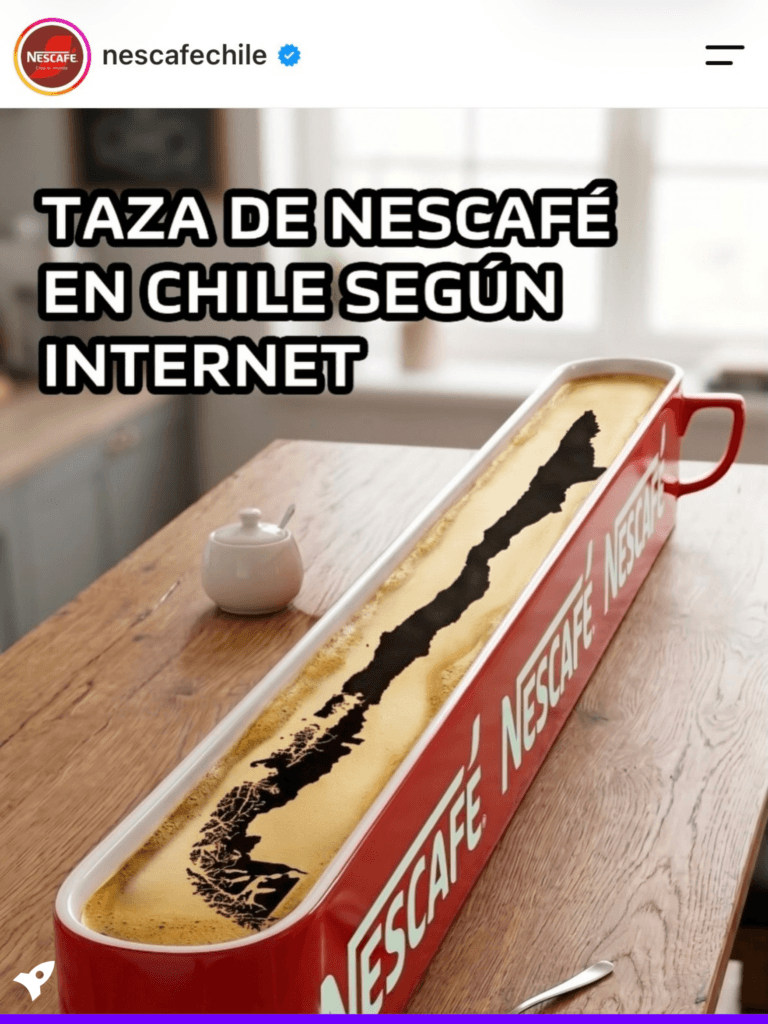 Nescafe - real-time marketing chile żart