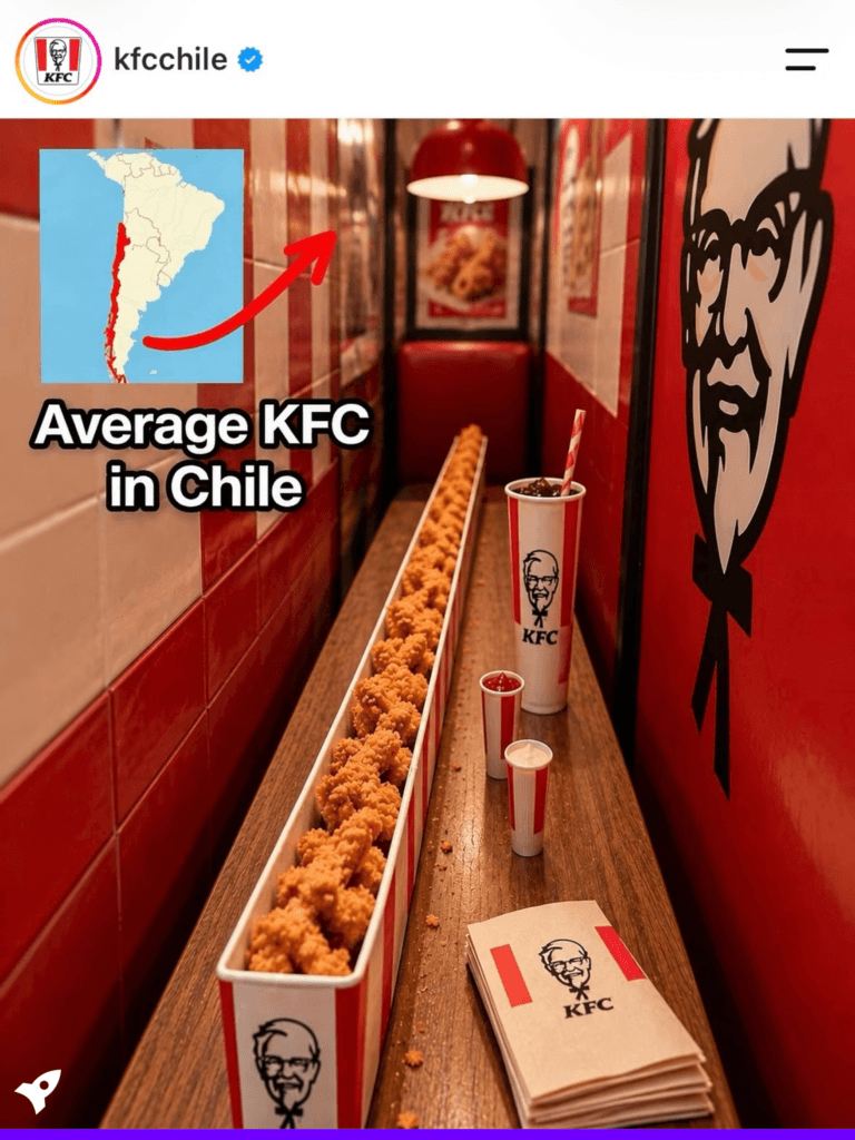 KFC - real-time marketing chile żart